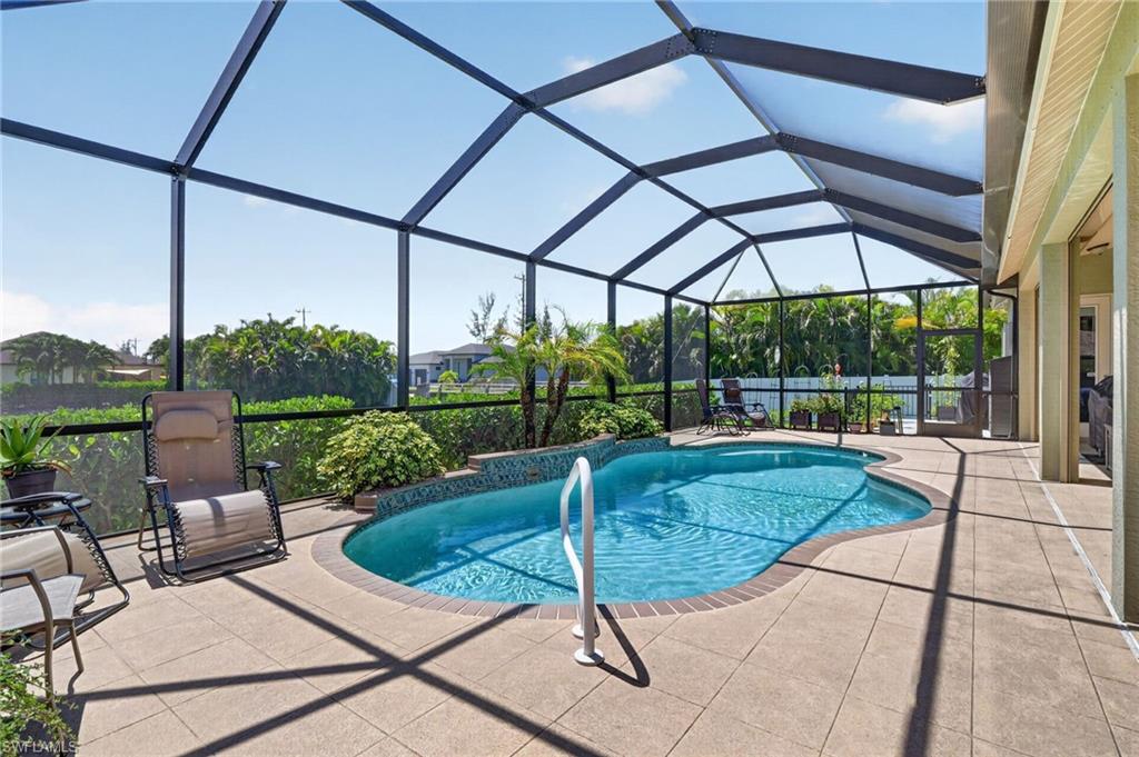 Pool with plenty of deck space