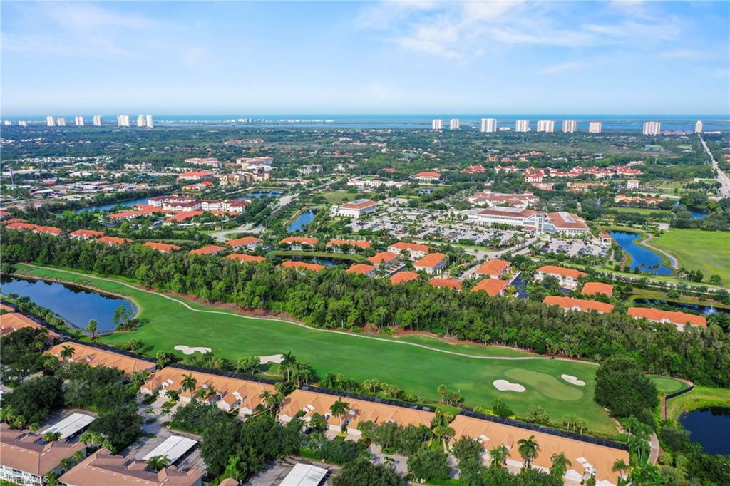 Expansive golf course frontage with multiple water features