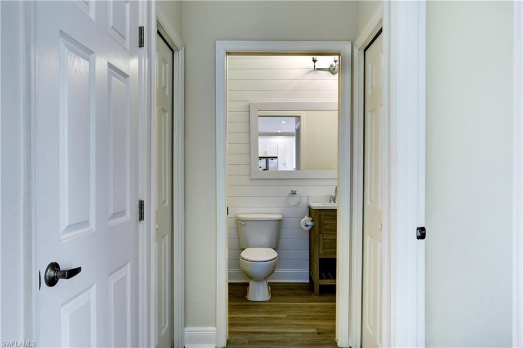 1st floor bath next to 1st floor bedroom.