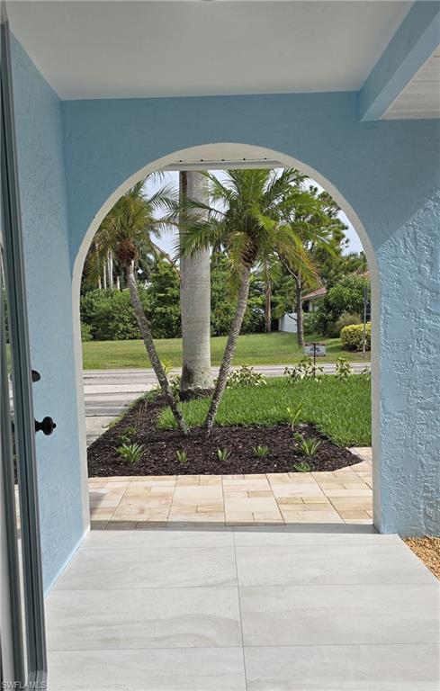 view from entrance out