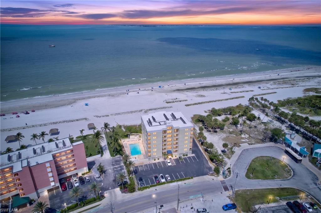 Condo sits right on the Beach on the North End of Fort Myers Beach