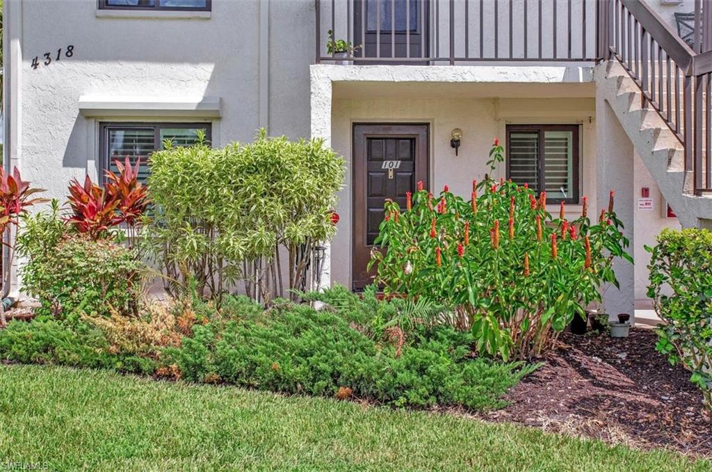 lush landscaping