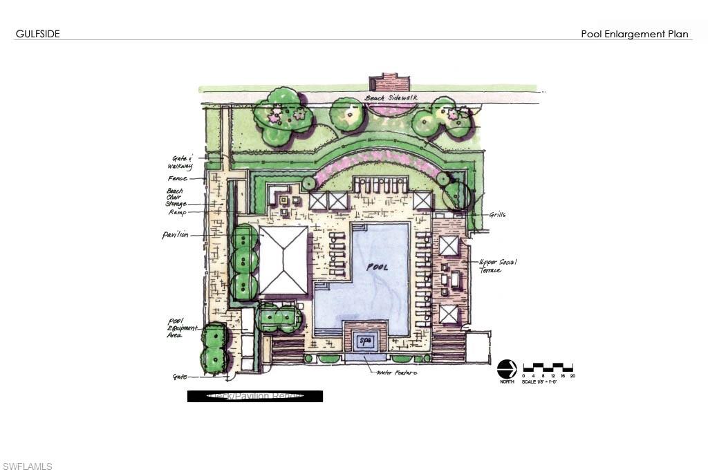 Rendering Gulfside Pool-Deck-Pavilion Renovation