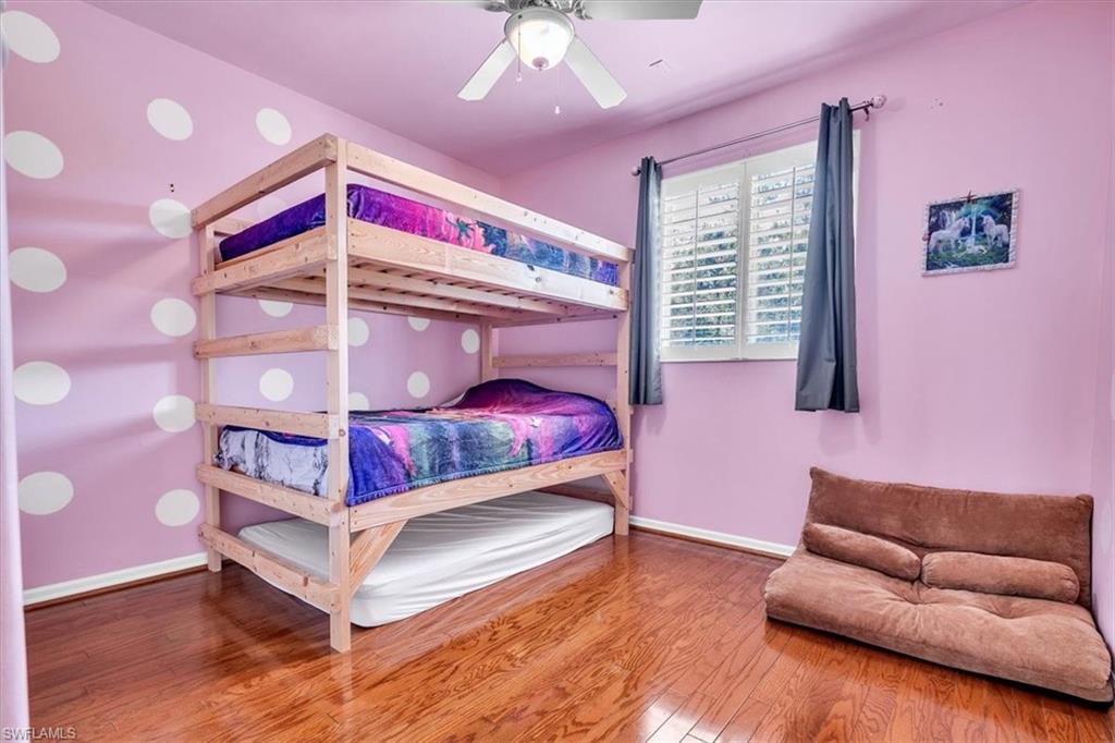 Hardwood flooring with a gloss finish