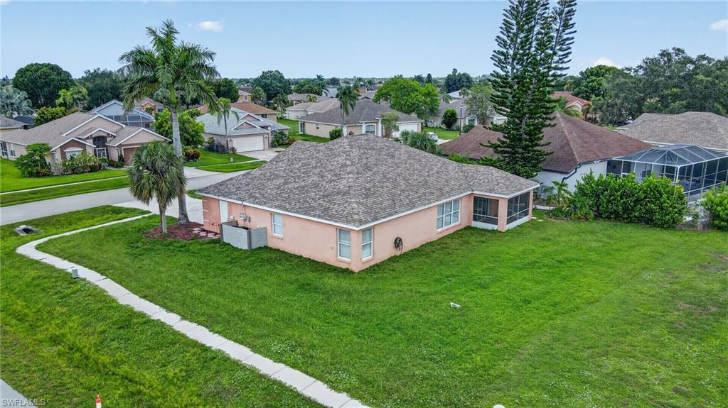 corner oversized lot.