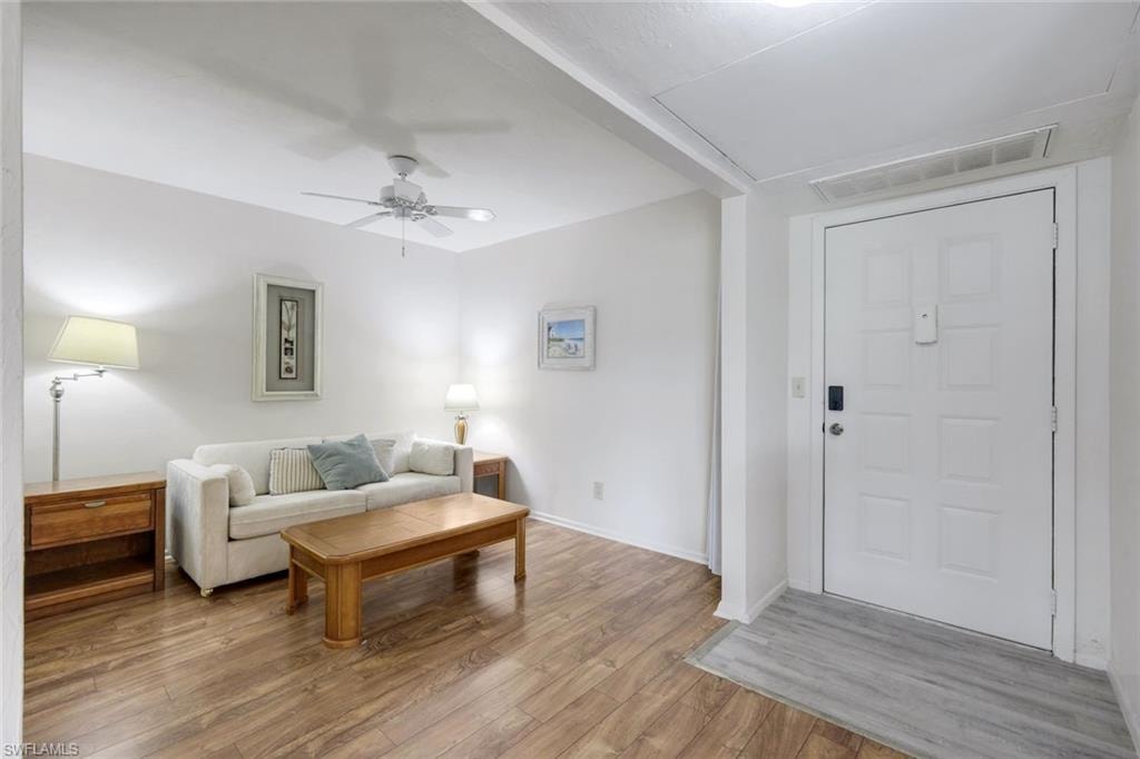 Den is the perfect spot for additional guest space or home office.