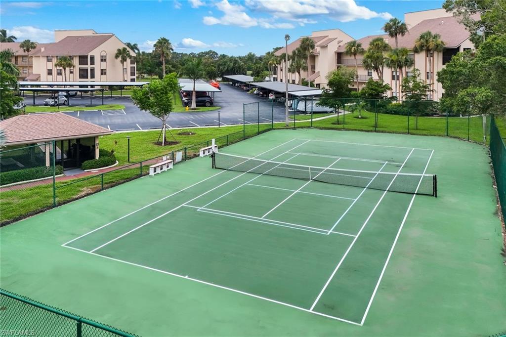 Community tennis courts.