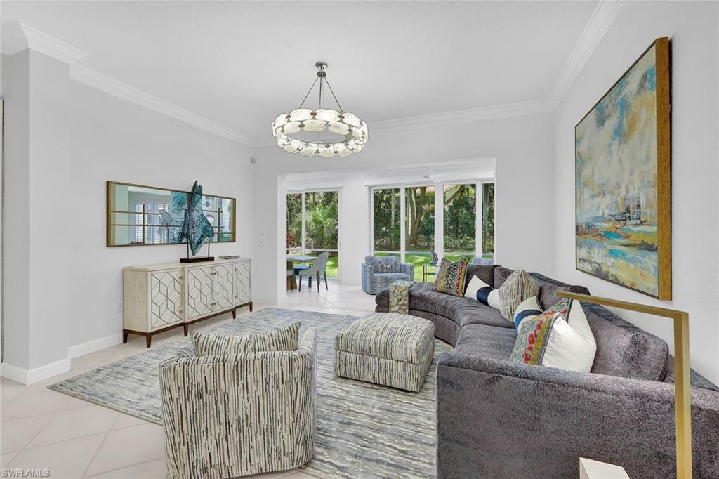 Family and friends will comfortably gather in this refined space.