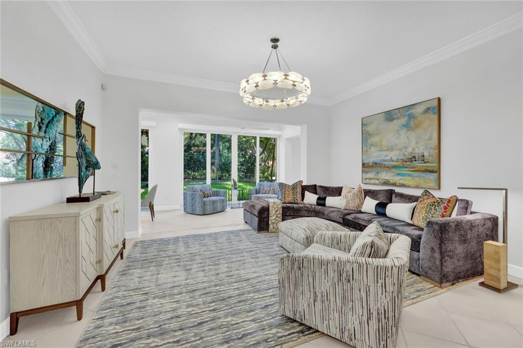 Beautifully reimagined first floor home in the coveted neighborhood of The Hamptons at Bonita Bay.