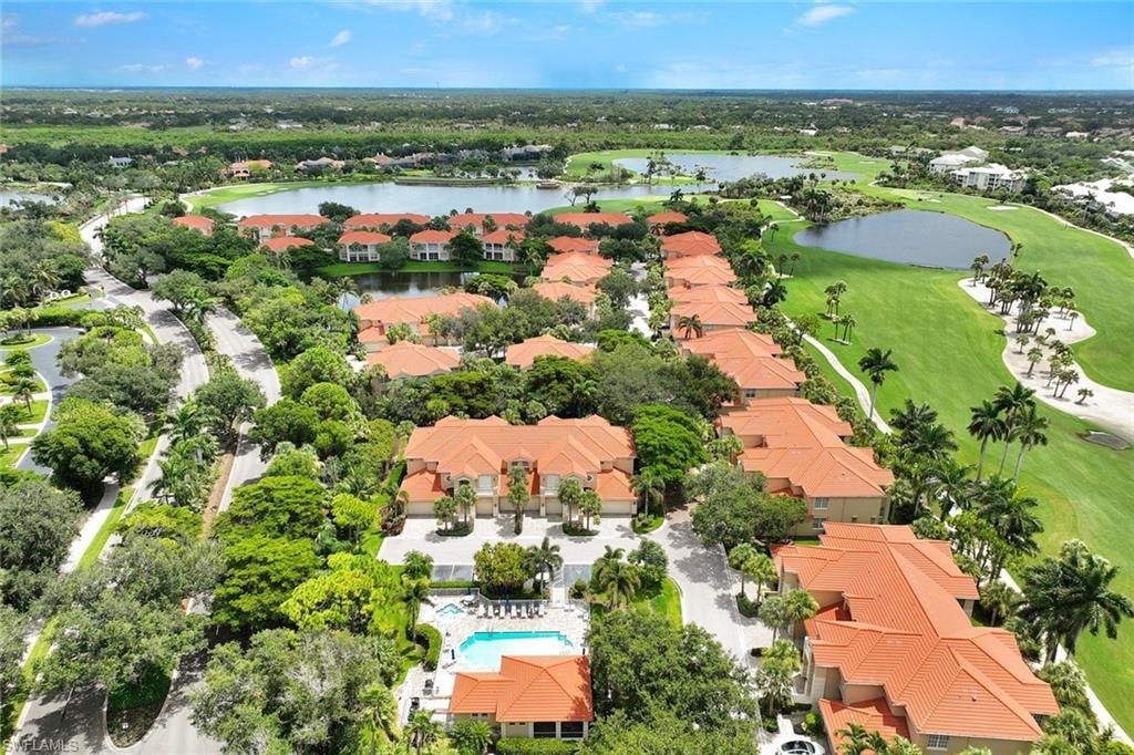 Aerial views of The Hamptons and Bonita Bay's famous golf courses.