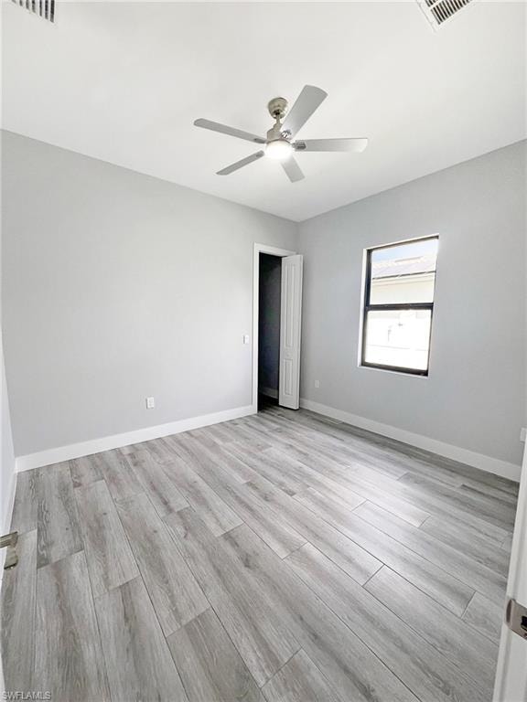 View of patio / terrace featuring a ceiling fan