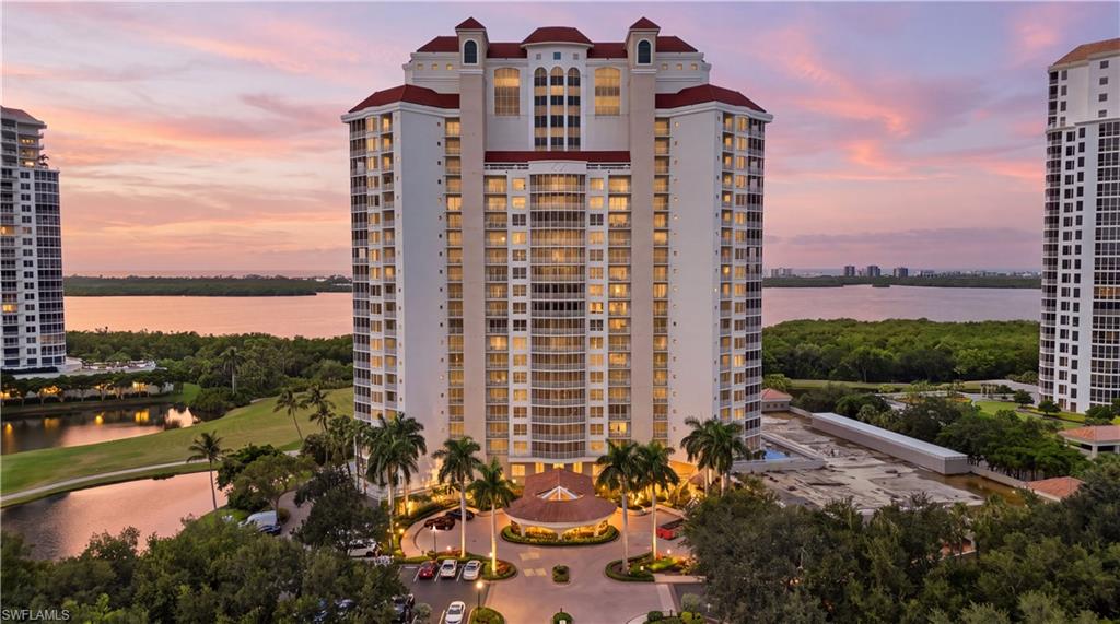 Majestic Vistas of Bonita Bay at sunset.
