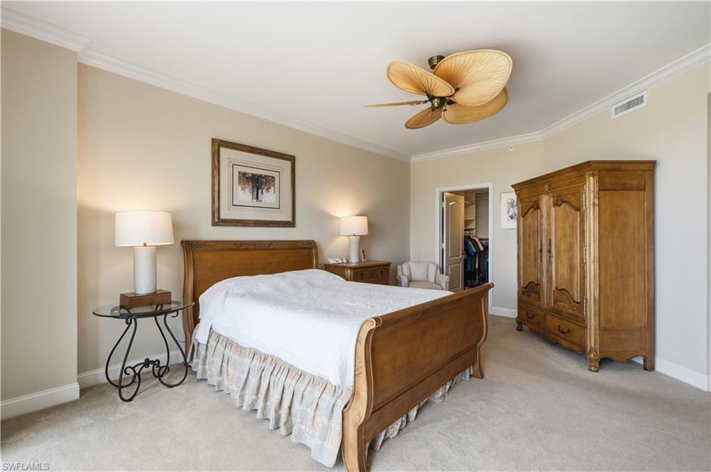 Generously sized primary bedroom with plenty of room for larger furniture.