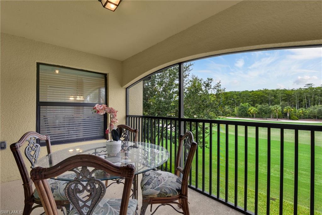 Rear Screened Lanai Area Overlooking the Golf Course & Preserve