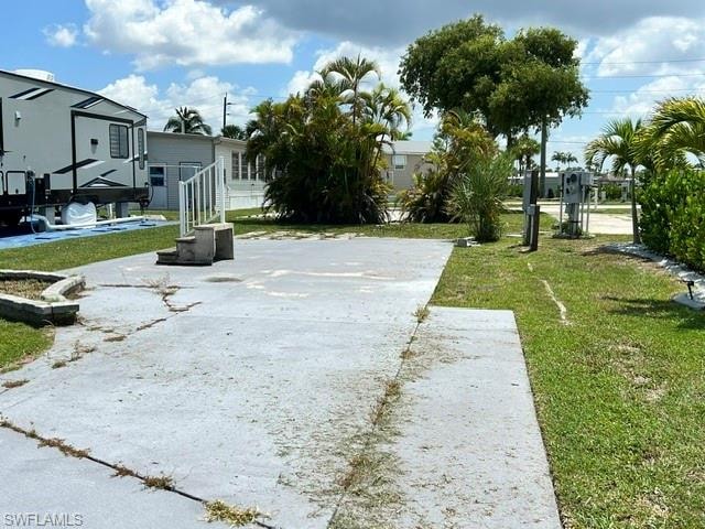 Looking from right side of lot