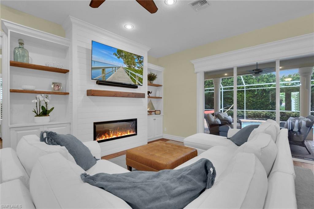Custom Entertainment Wall w/ Fireplace