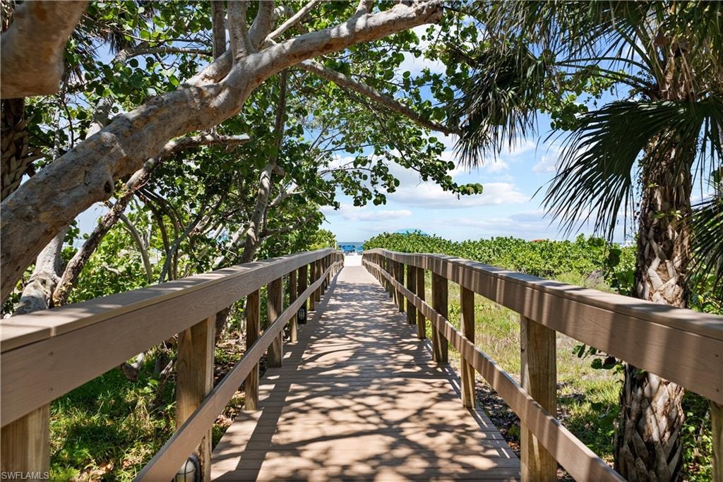 Walkway to the Beach at the Beach Club