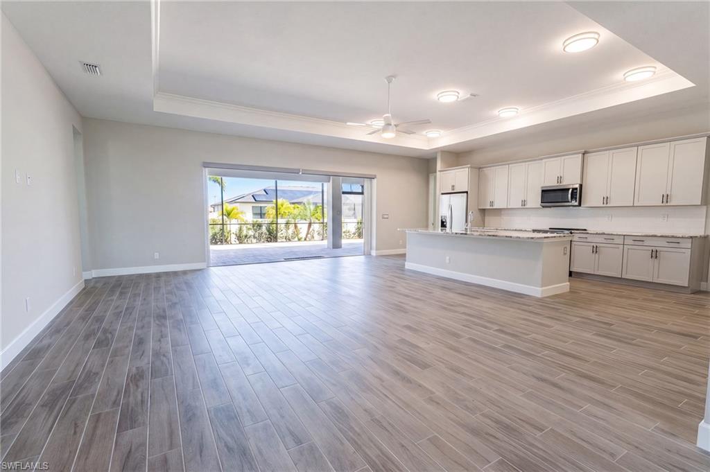 Family Room and Kitchen