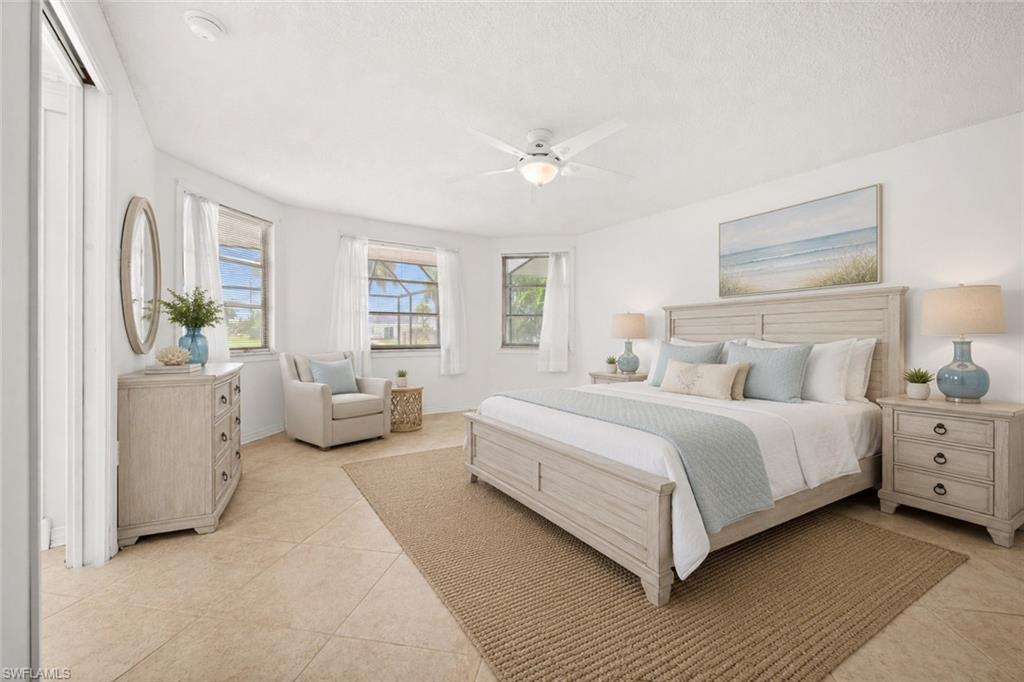 Virtually Staged Primary Bedroom