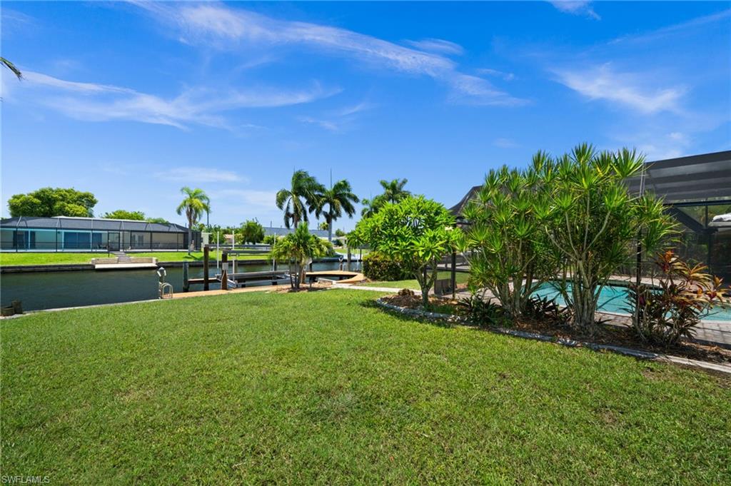 Large yard