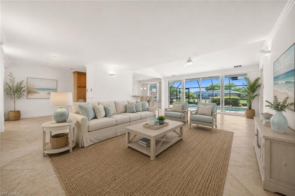 Virtually Staged Living Room