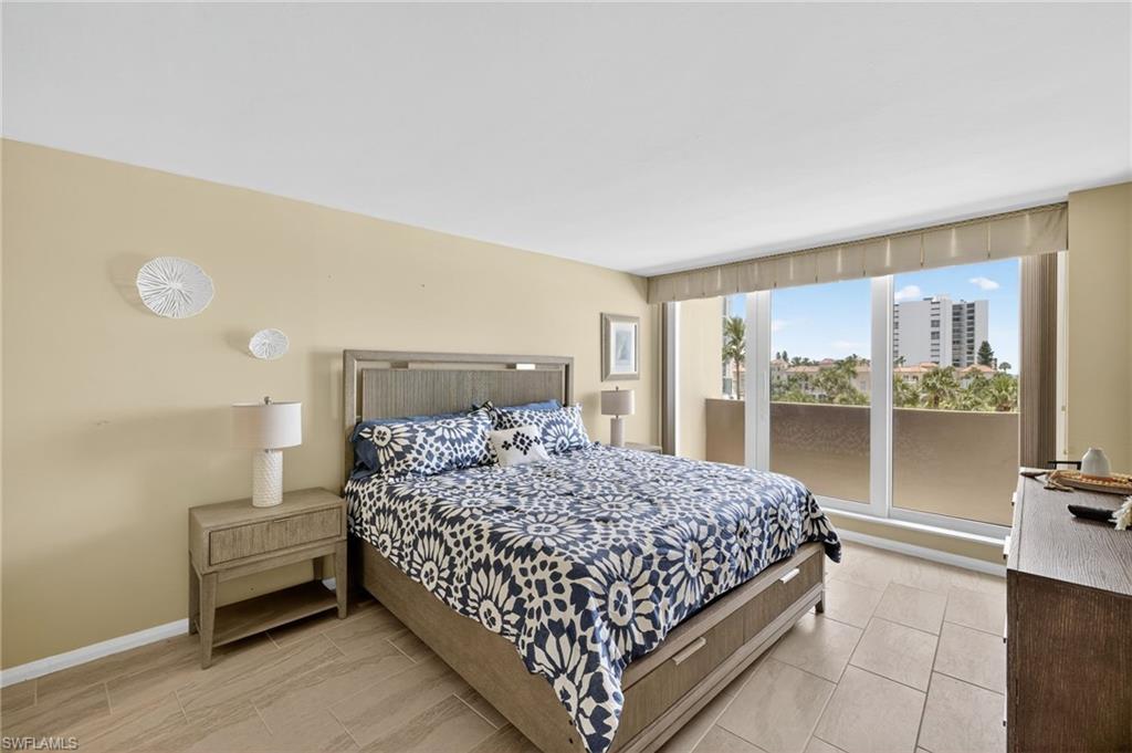Master bedroom with Gulf views