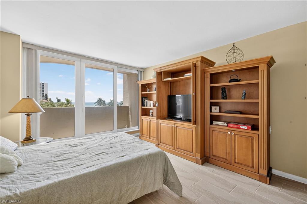 Guest Bedroom featuring views of the Gulf