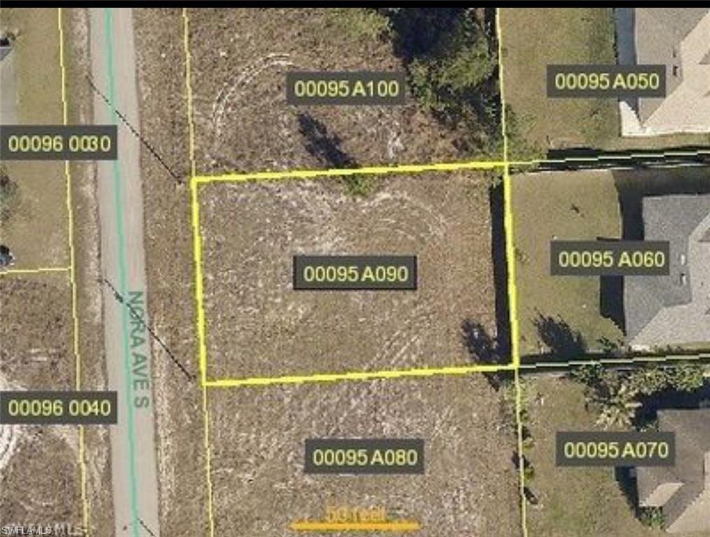Parcel Map. Indicating the property boundaries and identifying adjacent parcels