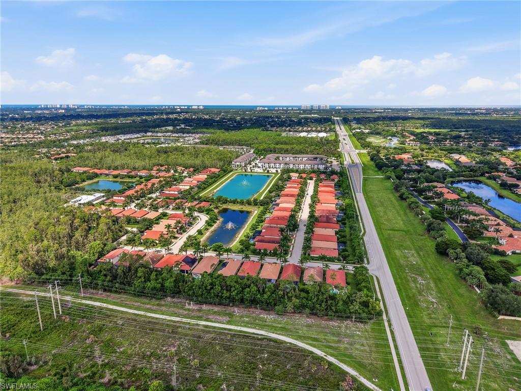 Aerial perspective showcasing a Barrington Cove community