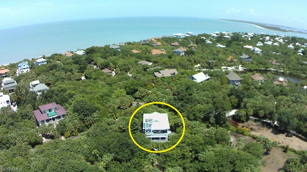 This home is hidden in  the trees and surrounded by nature.