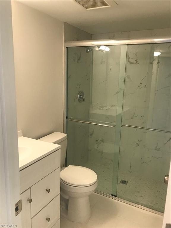 New Full bath with shower.