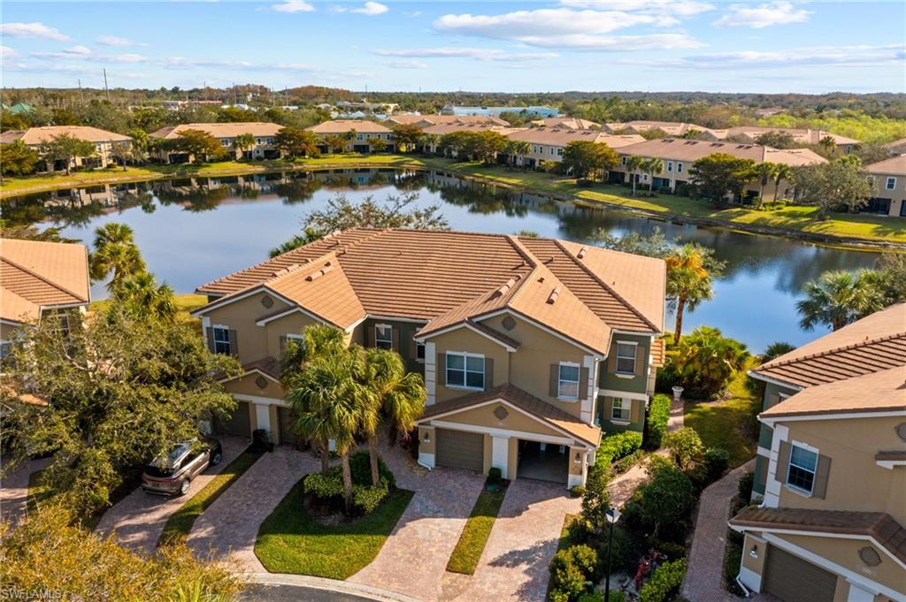 Bird's eye view of a large body of water