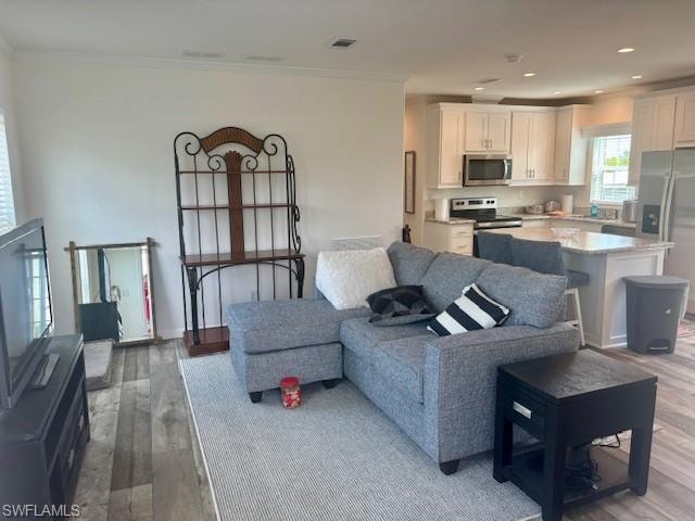 View from sliders leading to enclosed porch