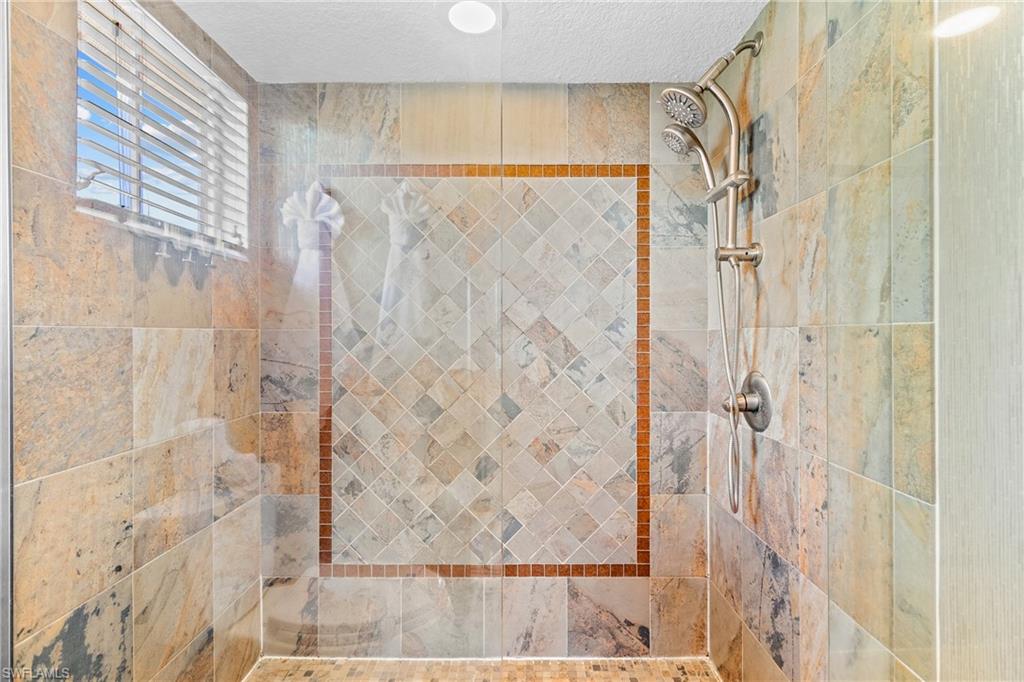 Custom walk-in shower