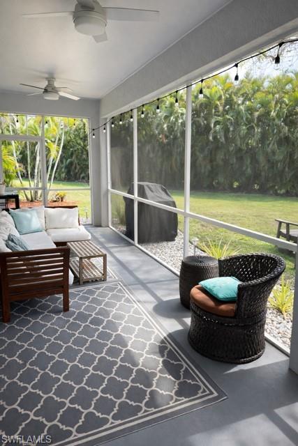Outdoor living with grill!