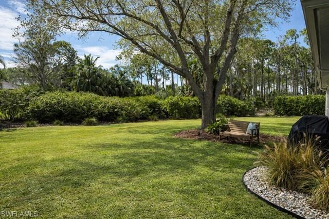 Large, private backyard with stunning western sunsets.