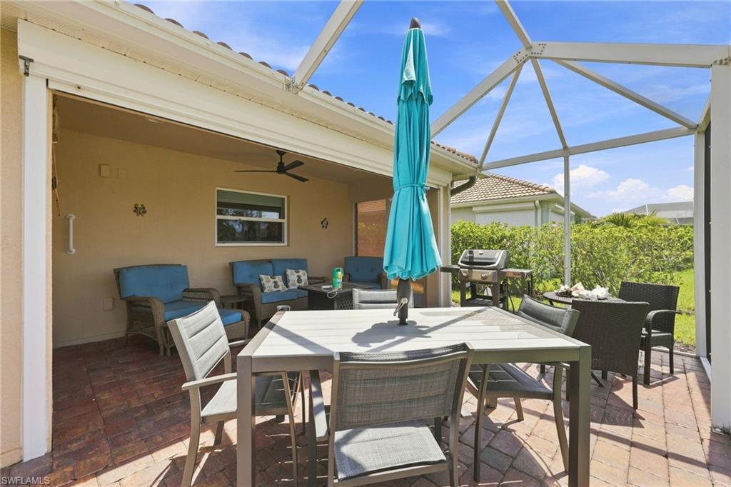 Outdoor Patio has plenty of space .