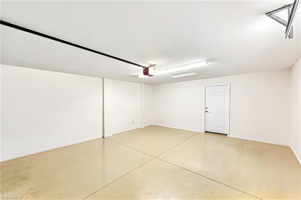 2-car Garage with Epoxy Flooring.