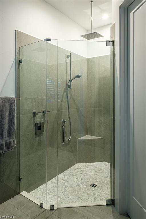 Spacious shower