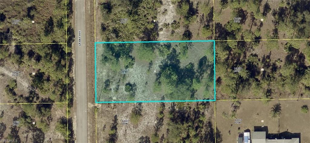 Property Aerial Map. Showing the boundaries of the property and surrounding parcels