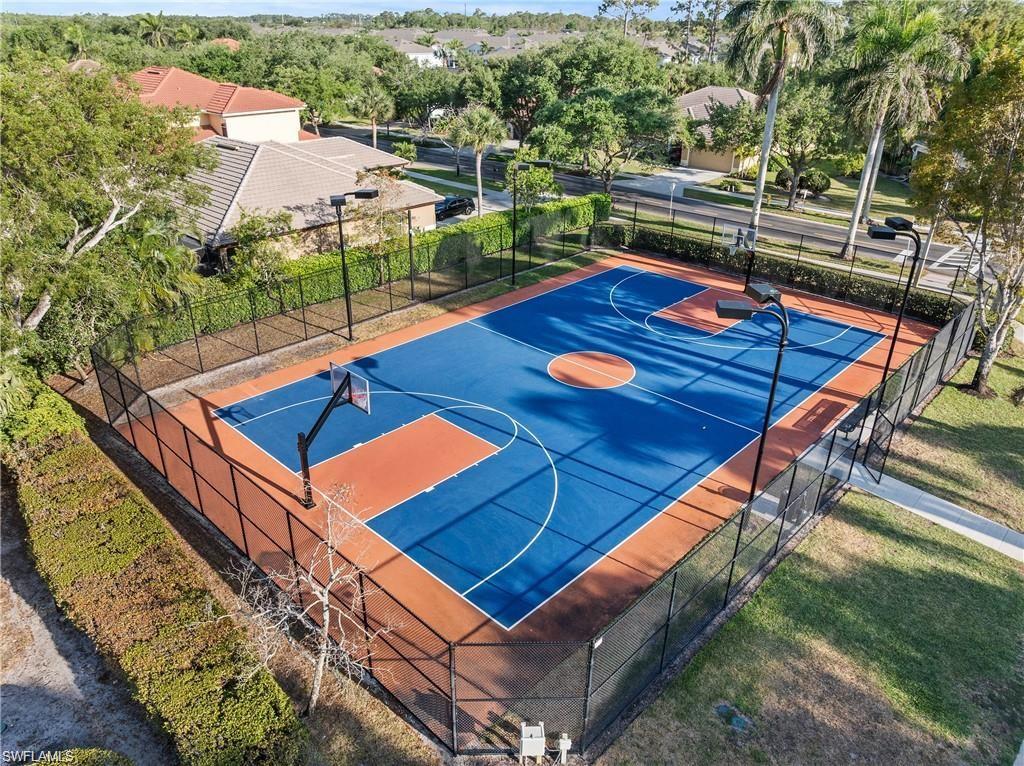 View of sport court featuring community basketball court