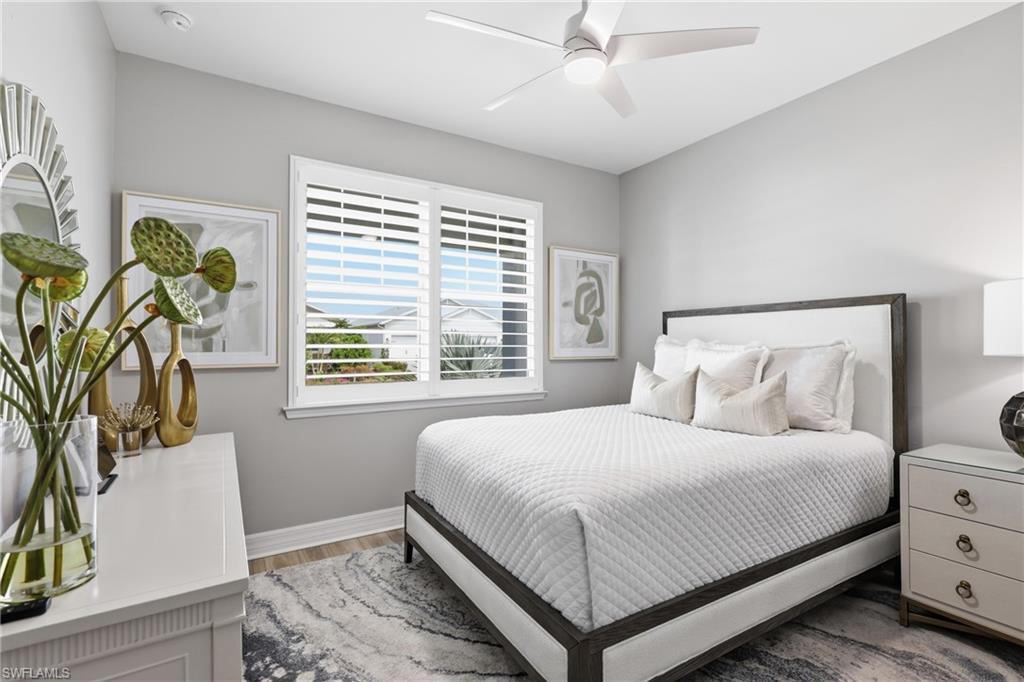 Front guest bedroom with its own full bath