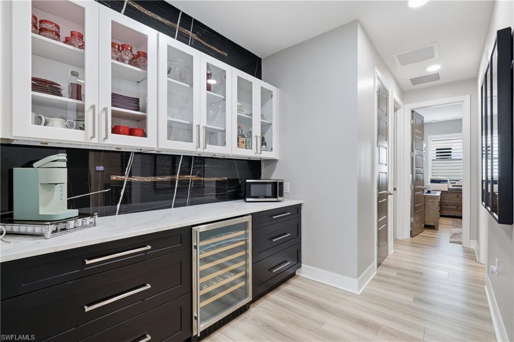 Stylish coffee and wine bar designer for effortless entertaining
