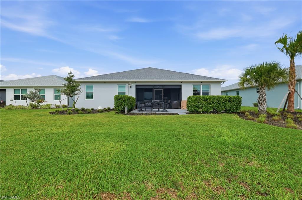 Expansive backyard offers plenty of room to add a pool and fence