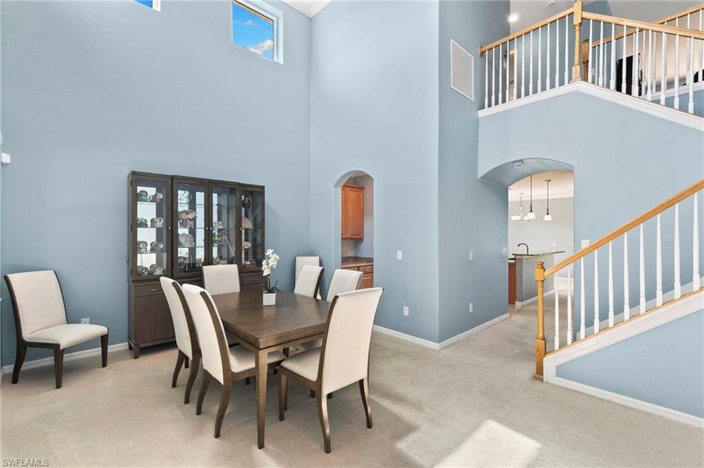Upon entry you will be greeted with soaring ceilings, a grand staircase, and transom windows.