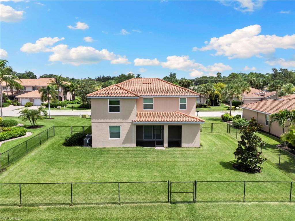 Home sits on one of the largest lots in the community.