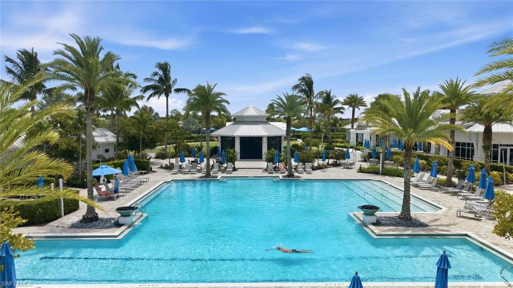 Resort Style Pool with Lap Lanes