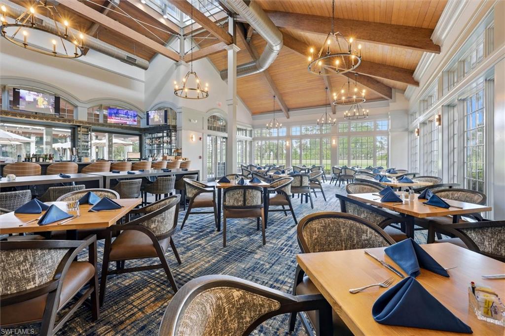 Indoor Bar Area at Golf Club