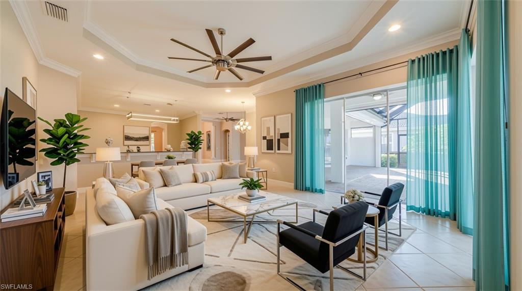 Family Room - Virtually Staged