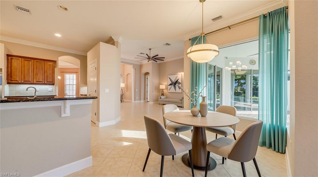 Dinette Area off Kitchen - Virtually Staged